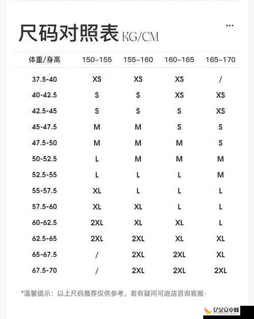 亚洲尺码和欧洲尺码对照工具箱：轻松实现尺码转换